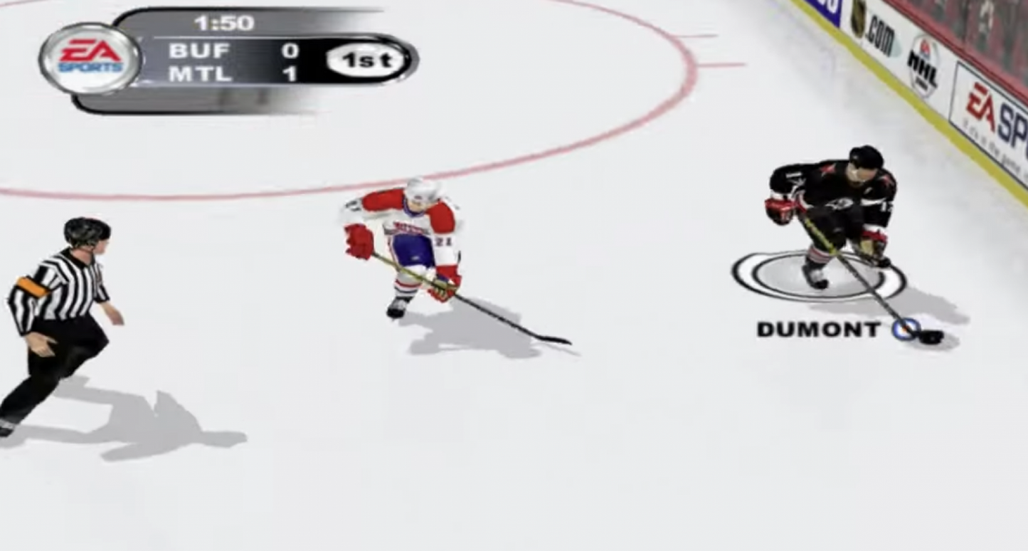 NHL 2003 – PlayStation 2 (PS2) video game gameplay, ice hockey sports game.