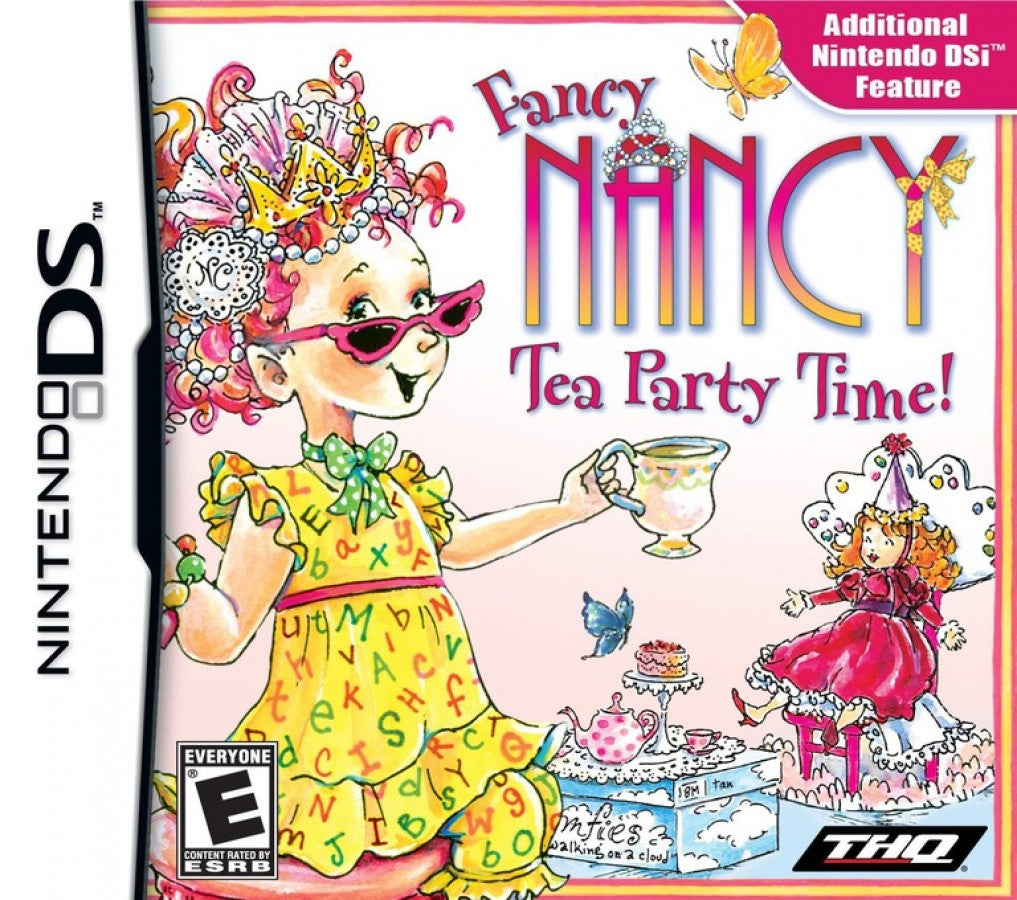 Fancy Nancy: Tea Party Time – Nintendo DS: Charming mini-games and creative activities based on the beloved Fancy Nancy series for young players front cover