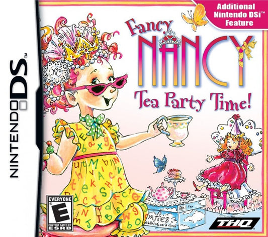 Fancy Nancy: Tea Party Time – Nintendo DS: Charming mini-games and creative activities based on the beloved Fancy Nancy series for young players front cover