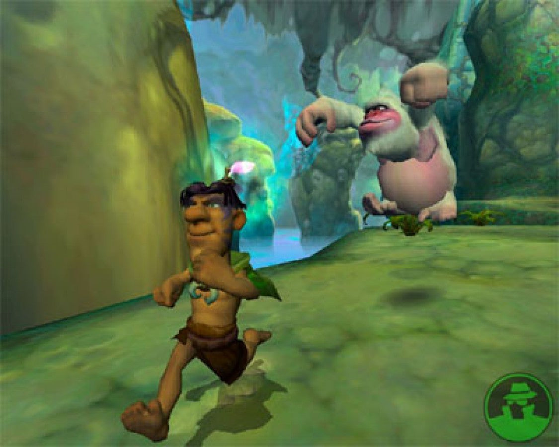 Tak The Great Juju Challenge PS2 Sony PlayStation 2 action adventure platformer cooperative gameplay Tak and Lok jungle challenges mini games puzzle solving cartoon style family friendly Nickelodeon retro gaming PlayStation 2 software video game title gameplay
