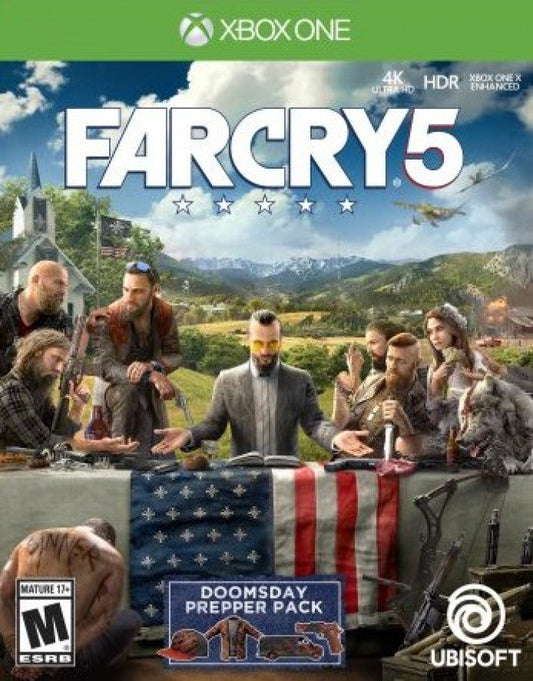 Far Cry 5 cover art for Xbox One (XONE) video game