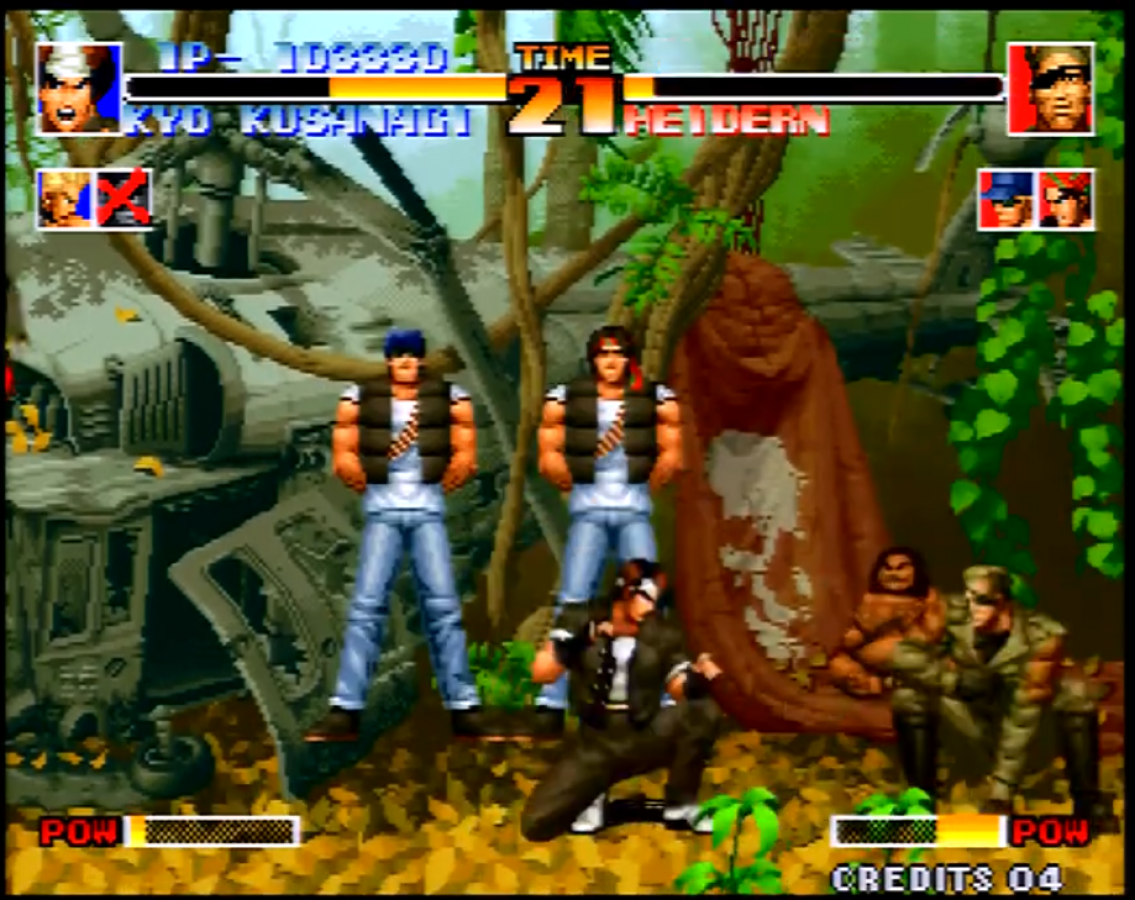 The King of Fighters 94 Japan Import Neo Geo AES team-based 3v3 arcade fighting game original KOF title with Kyo Rugal and SNK's classic sprite art, tested working complete Japanese gameplay