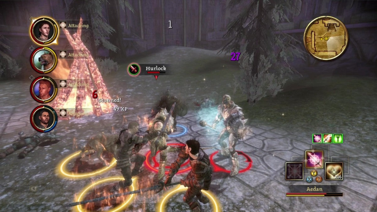 Dragon Age: Origins gameplay for Xbox 360 (X360) fantasy role-playing video game