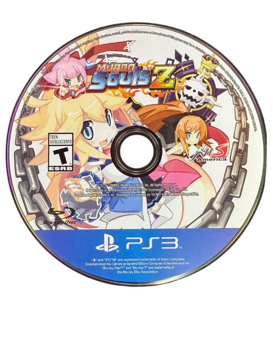Mugen Souls Z disc for PlayStation 3 (PS3) video game