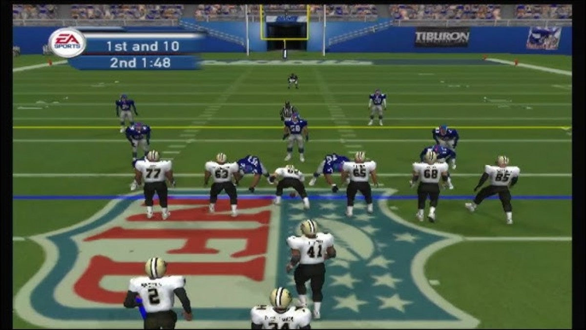 Madden NFL 2002 gameplay for PlayStation 2 (PS2) sports video game