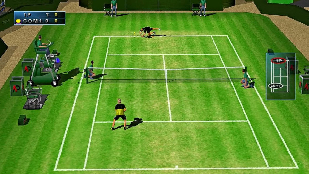 Agassi Tennis Generation PS2 sports tennis video game gameplay