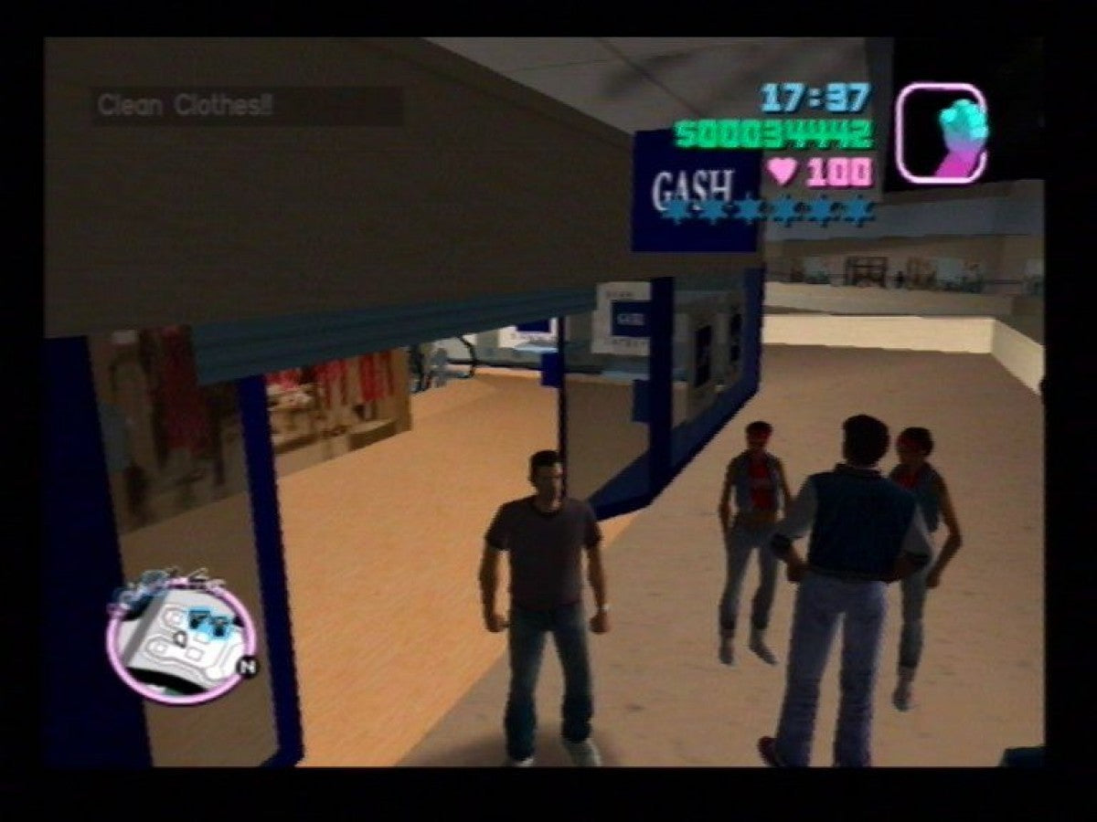 Grand Theft Auto: Vice City gameplay for PlayStation 2 (PS2) video game