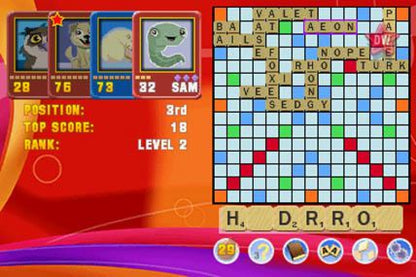 Scrabble gameplay for Nintendo DS (DS) classic board game video game