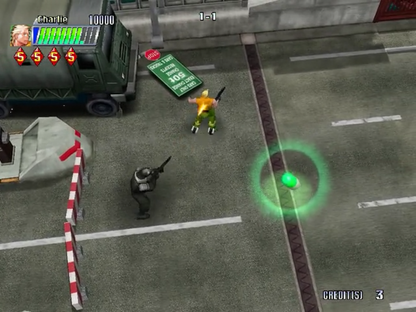 Cannon Spike Sega Dreamcast DC for retro video game enthusiasts featuring fast paced arcade action shooting gameplay run and gun combat playable Capcom characters intense battles explosive attacks futuristic enemies classic Dreamcast collectible gaming appeal gameplay