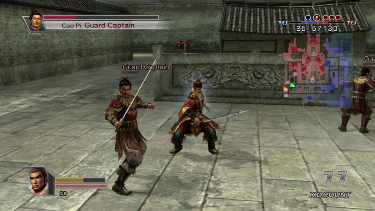 Dynasty Warriors 5: Empires gameplay for Xbox 360 (X360) hack-and-slash action video game