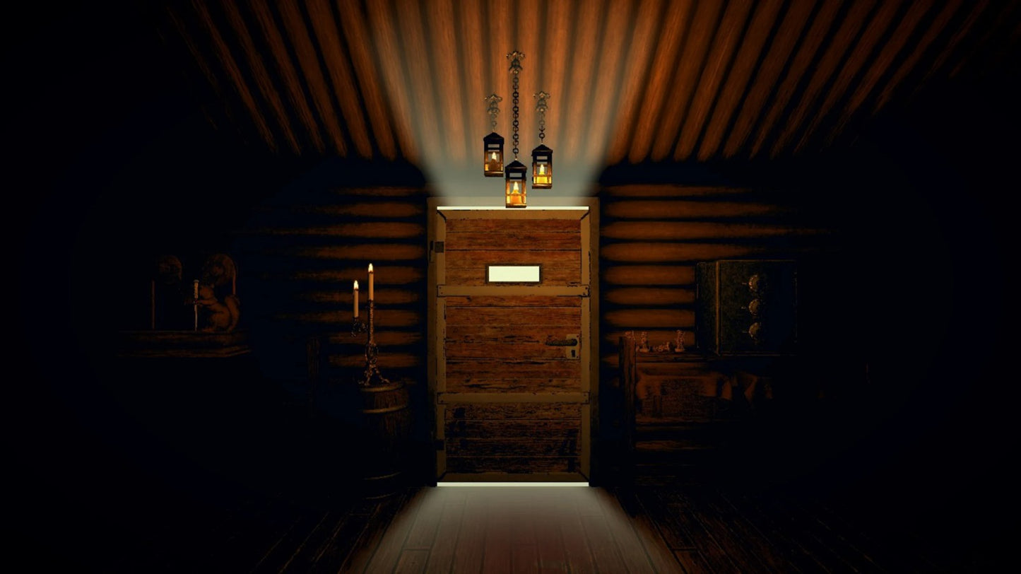 Inscryption Nintendo Switch inspired design featuring dark roguelike card battling adventure aesthetic mysterious cabin setting strategic deck building psychological horror elements immersive puzzles eerie atmosphere and narrative driven gameplay presentation gameplay  