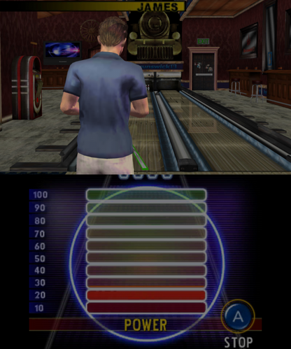 Brunswick Pro Bowling gameplay for Nintendo 3DS (3DS) sports bowling video game