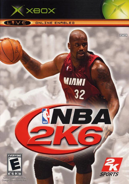 NBA 2K6 cover art for Xbox (XBOX) video game