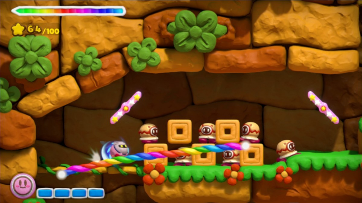 Kirby and the Rainbow Curse gameplay for Nintendo Wii U (Wii U) video game. 