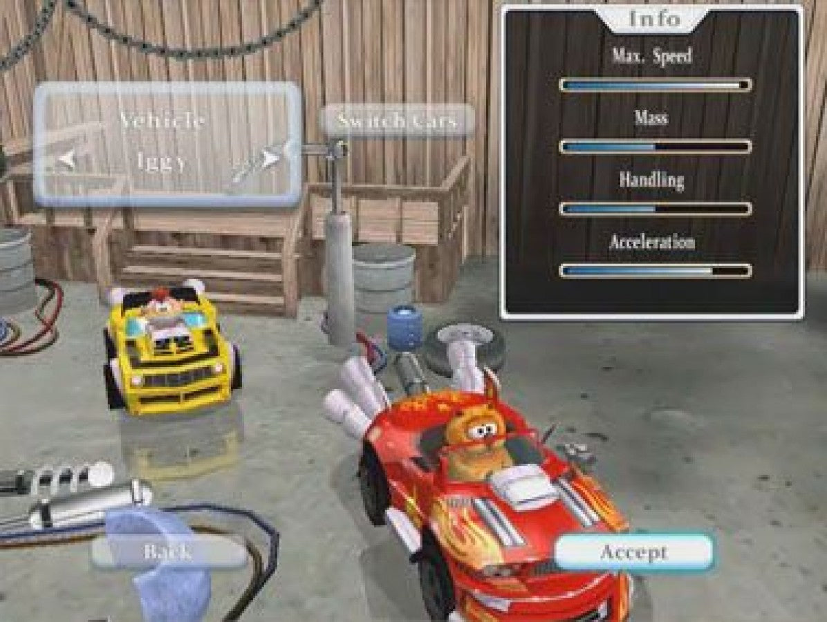 Heathcliff: The Fast and The Furriest – Nintendo Wii (Wii) kart racing action gameplay for video game