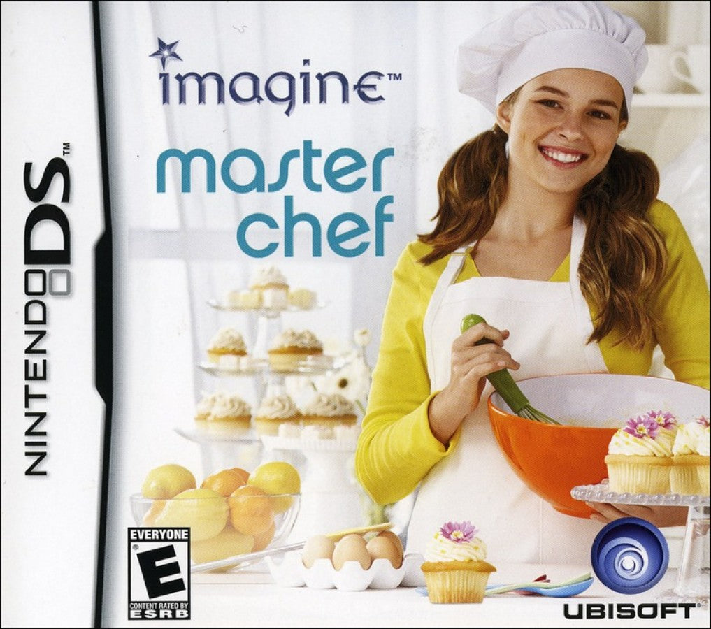 Imagine Master Chef Nintendo DS cooking simulation game with recipe challenges kitchen tasks and culinary creativity for young players front cover