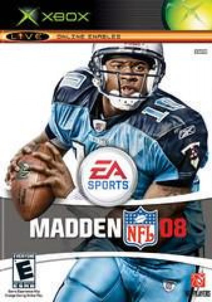 Madden NFL 2008 cover art for Xbox (XBOX) video game