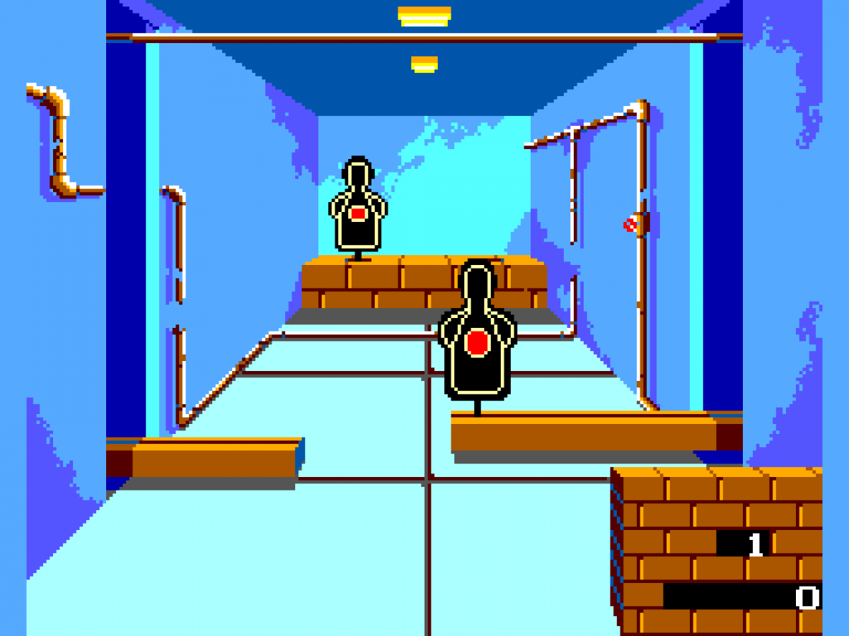 Marksman Shooting and Trap Shooting – Sega Master System (SMS) gameplay for light gun shooting video game