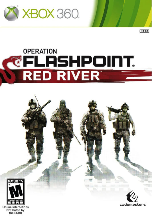 Operation Flashpoint: Red River cover art for Xbox 360 (X360) video game