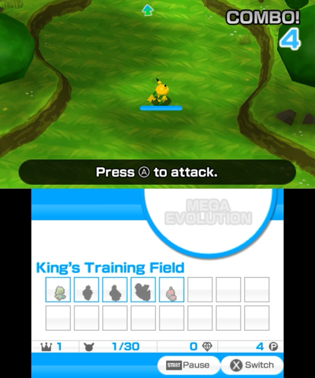 Pokémon Rumble World gameplay for Nintendo 3DS (3DS) video game