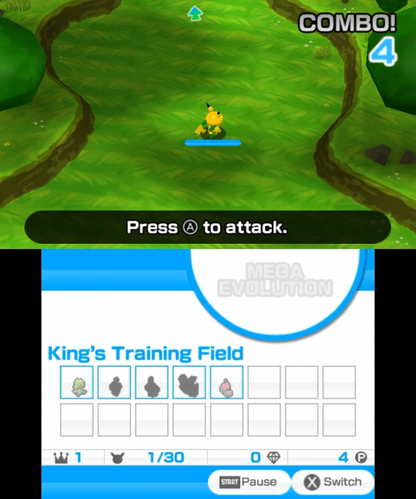 Pokémon Rumble World gameplay for Nintendo 3DS (3DS) video game