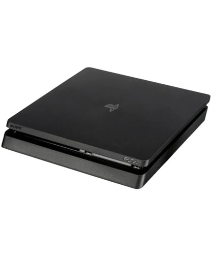 Sony PS4 Slim edition gaming console top front view