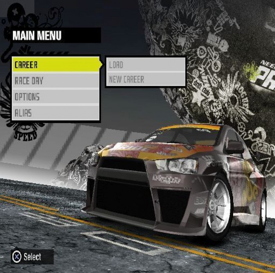 Need for Speed: ProStreet [Greatest Hits] – PlayStation 2 (PS2) street racing video game gameplay