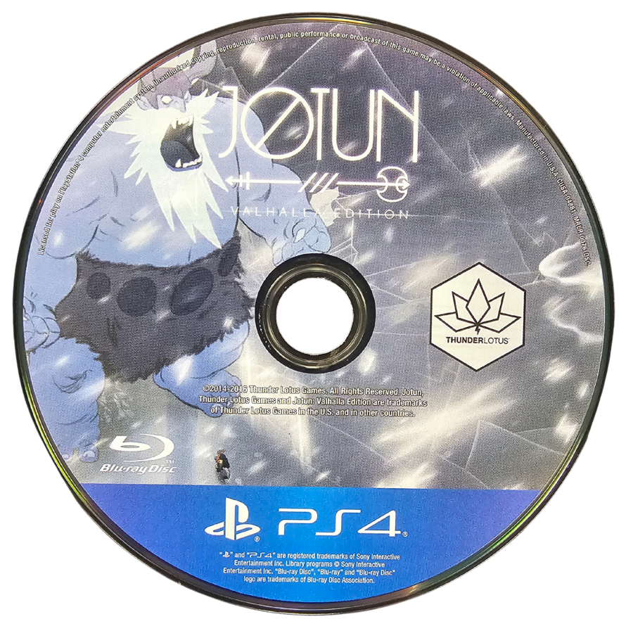 Jotun Valhalla Edition Limited Run #76 PlayStation 4 PS4 for action adventure video game fans featuring Norse mythology exploration hand drawn visuals giant boss battles powerful abilities puzzle solving challenging environments and Valhalla Edition limited release collectible gaming appeal disc