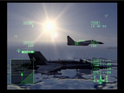 Ace Combat 5 The Unsung War Greatest Hits PlayStation 2 PS2 retro video game combat flight simulator gameplay