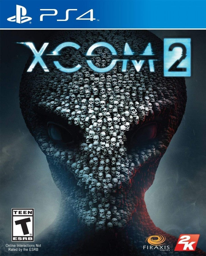 XCOM 2 – PlayStation 4 (PS4) video game cover image, turn-based tactical strategy game.
