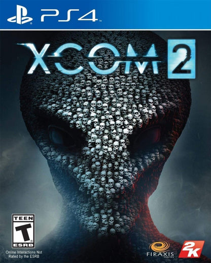 XCOM 2 – PlayStation 4 (PS4) video game cover image, turn-based tactical strategy game.