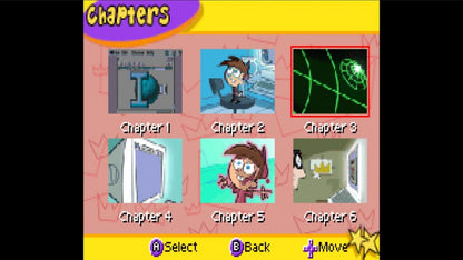 Game Boy Advance Nickelodeon Fairly OddParents Video Volume 1 cartoon episode pack menu