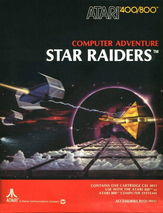 Star Raiders cover art for Atari 400 (A400) video game