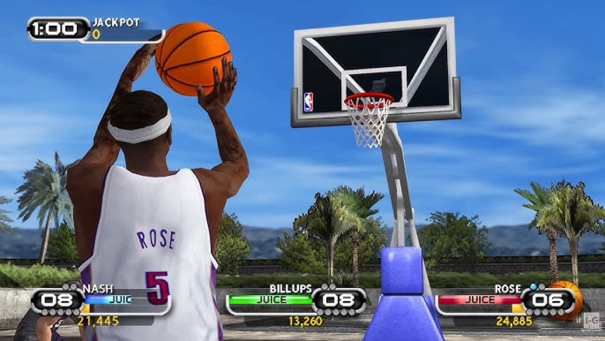 NBA Ballers PlayStation 2 PS2 for retro video game enthusiasts featuring arcade style basketball gameplay one on one streetball action authentic NBA players flashy trick moves competitive multiplayer challenges and collectible gaming appeal gameplay