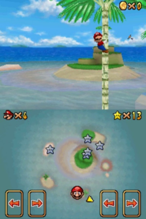 Super Mario 64 DS gameplay for Nintendo DS (DS) 3D platformer video game