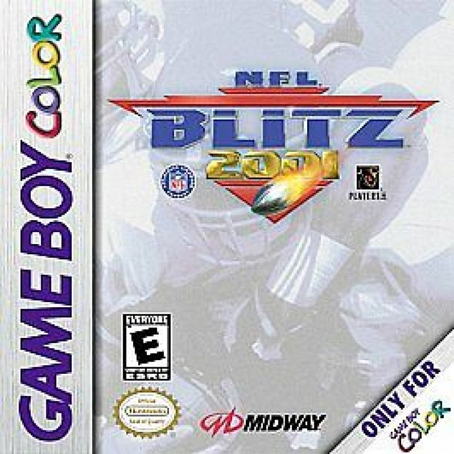 NFL Blitz 2001 cover art for Game Boy Color GBC video game