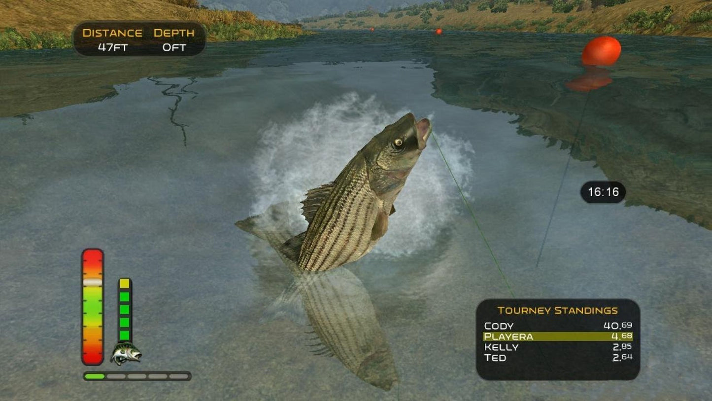 Bass Pro Shops: The Strike gameplay art for Nintendo Wii (Wii) video game