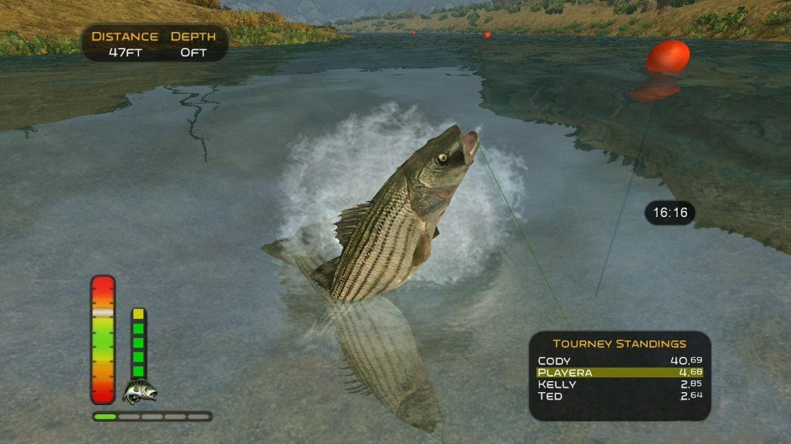 Bass Pro Shops: The Strike gameplay art for Nintendo Wii (Wii) video game