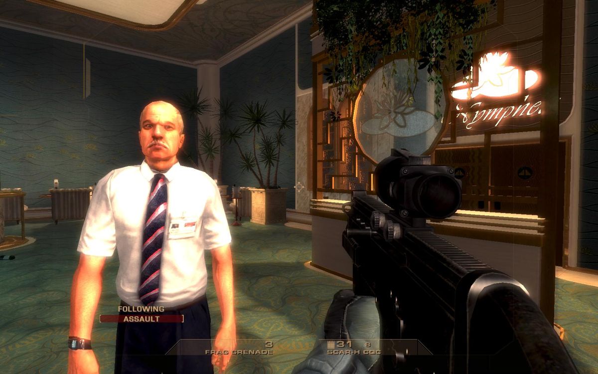 Tom Clancy’s Rainbow Six: Vegas PS3 tactical shooter video game gameplay