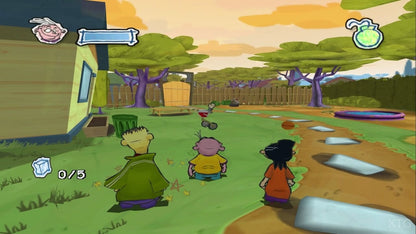Ed Edd n Eddy The Mis Edventures for Nintendo GameCube action platformer video game featuring Cartoon Network characters slapstick humor cartoon inspired levels and classic animated series gameplay experience gameplay