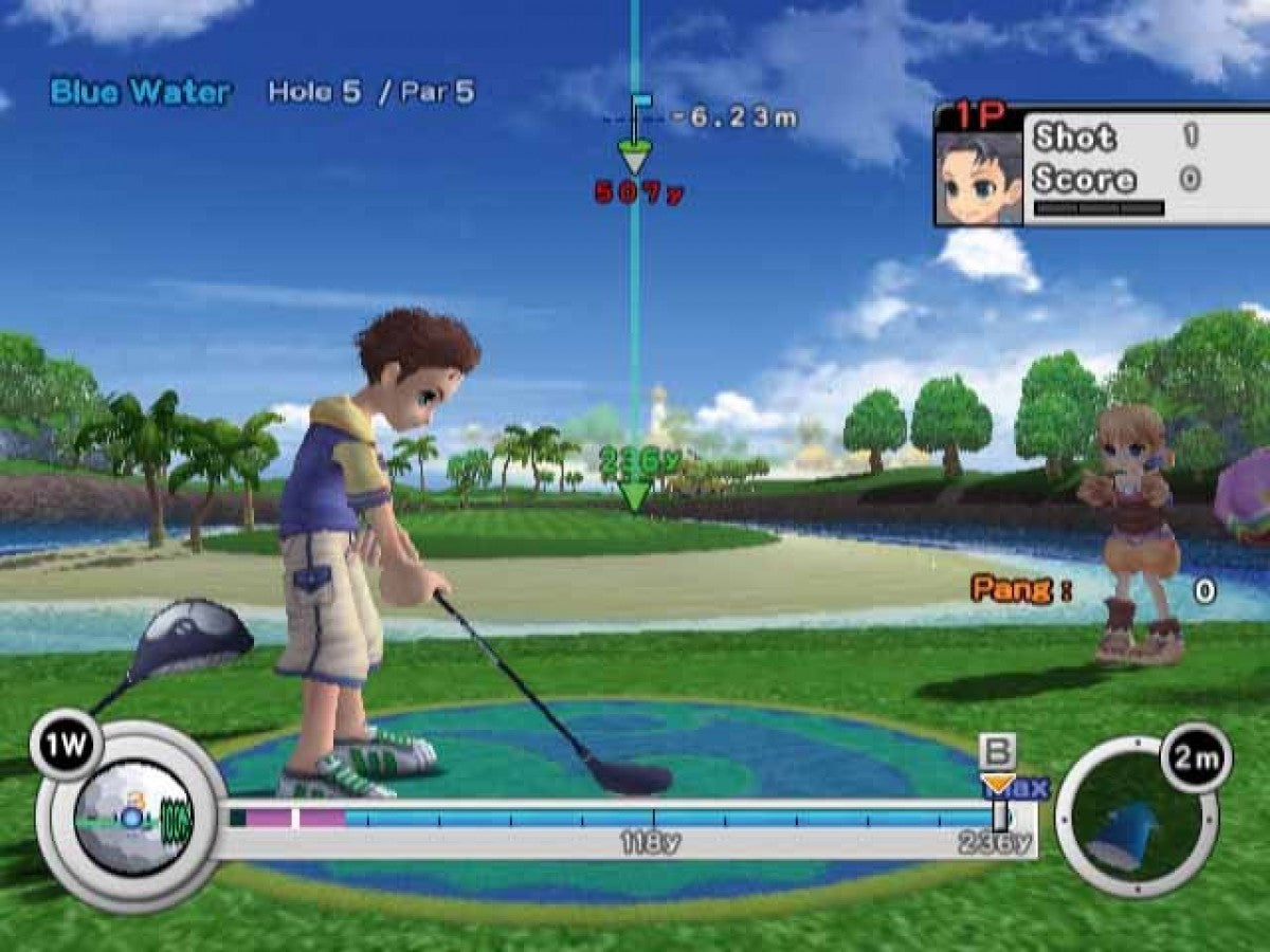 Super Swing Golf – Nintendo Wii (Wii) arcade golf sports simulation video game gameplay