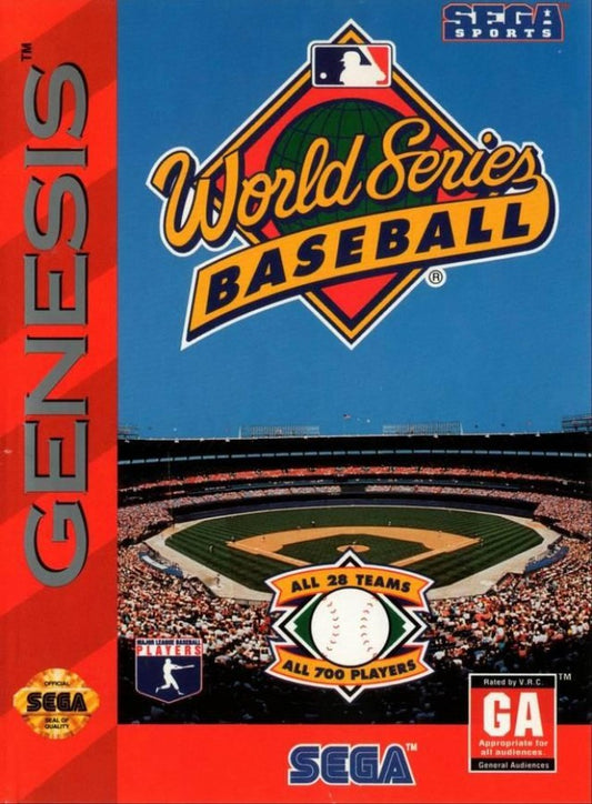 World Series Baseball cover art for Sega Genesis (GEN) video game