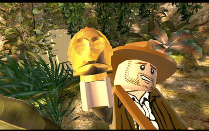 LEGO Indiana Jones: The Original Adventures for Nintendo DS with puzzle-solving action and classic movie-themed levels star wars reference