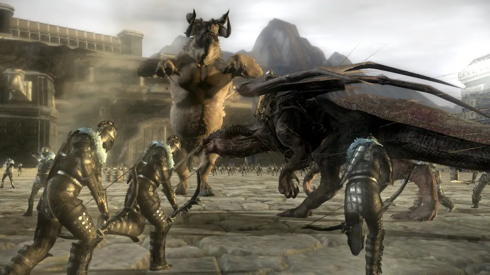 Lair PlayStation 3 PS3 video game, fantasy action adventure, dragon combat, cinematic gameplay, Sony console exclusive gameplay screenshot