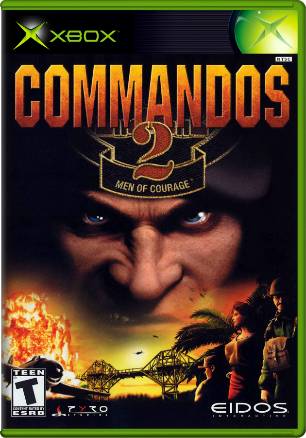 Commandos 2: Men of Courage cover art for Xbox (XBOX) video game