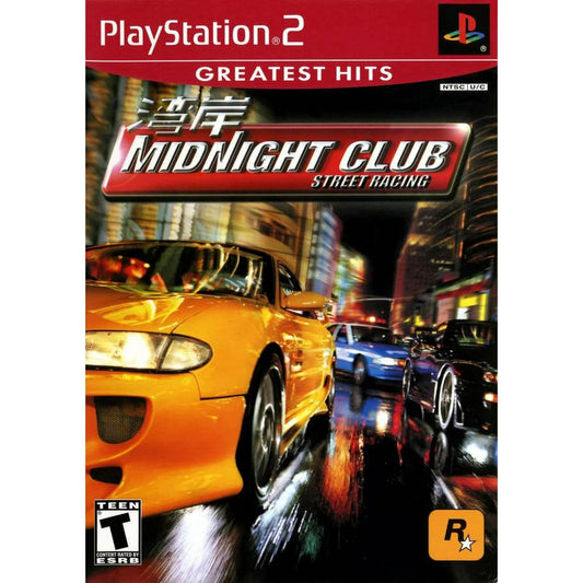 Midnight Club: Street Racing [Greatest Hits] cover art for PlayStation 2 (PS2) video game