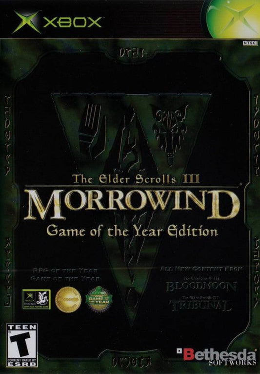 The Elder Scrolls III: Morrowind [Game of the Year] cover art for Xbox (XBOX) video game