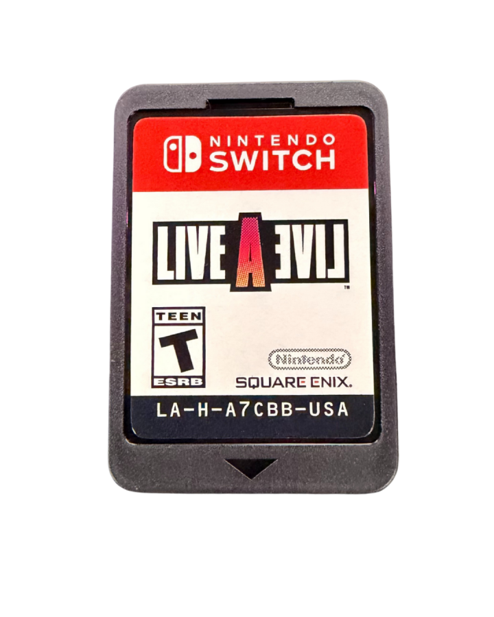 Live A Live Nintendo Switch (NS) game cartridge for classic RPG adventure.