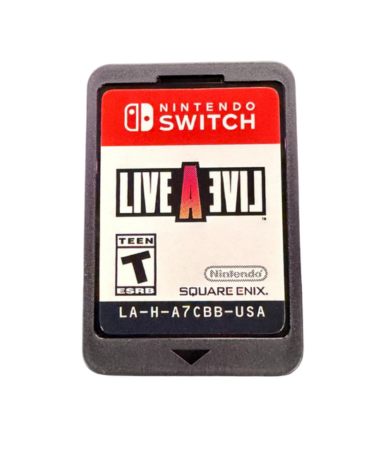 Live A Live Nintendo Switch (NS) game cartridge for classic RPG adventure.
