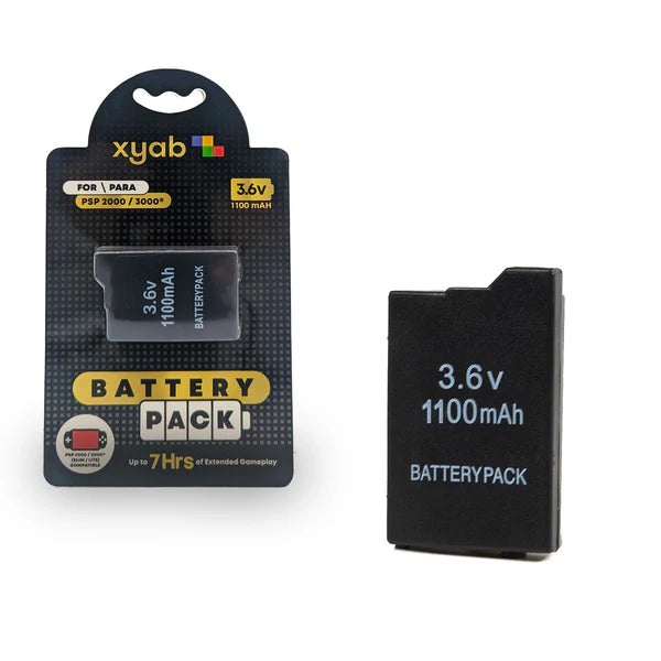Super capacity replacement battery for PlayStation Portable PSP 2000 and 3000 models providing extended gaming time and reliable power